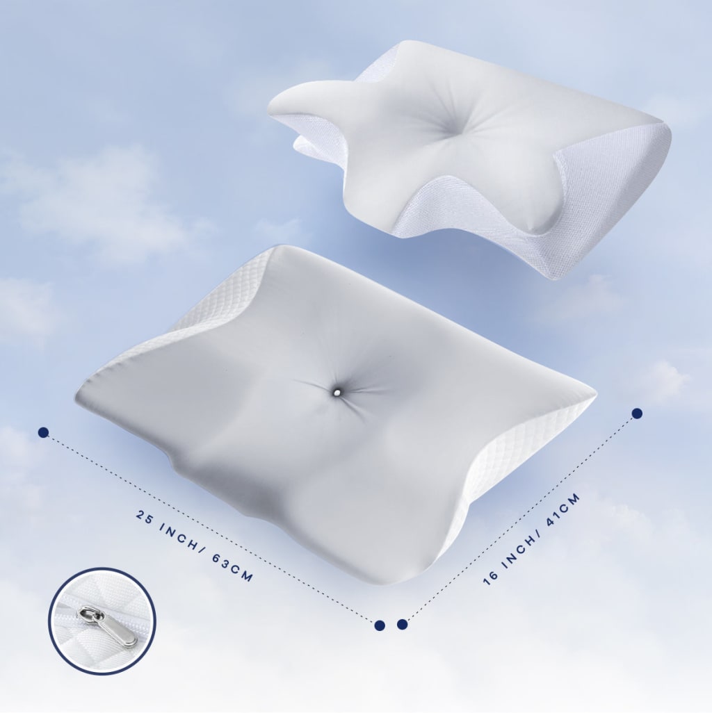 Zaresla-almohada cervical ergonómica